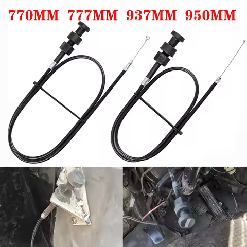 Motorcycle 770MM 777MM 937MM 950MM Carburetor Push Pull Choke Throttle Cable For Yamaha PW50 PW80 Mo