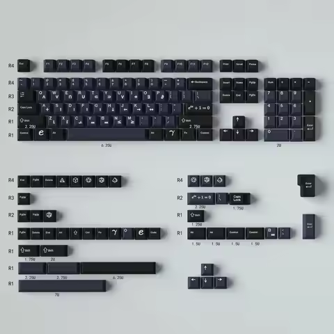 GMK Euler Keycaps PBT Dye Subbed Mechanical Key Caps Cherry Keycap With 2.25U 2.75U 3U 7U Spacebar I