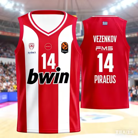 Family Matching 25 26 New Arrivals Olympiacos Athens Basketball Jersey Greek Adult Men's Kids Breath
