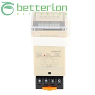 BETTER-LONTIME Digital Time Relay, with Socket Base 220V Time Relay, Precision Timing DH48S‑2Z 0.01S
