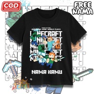 MINECRAFT Children's T-shirt - MINECRAFT children's T-shirt - Free Name Children's T-shirt