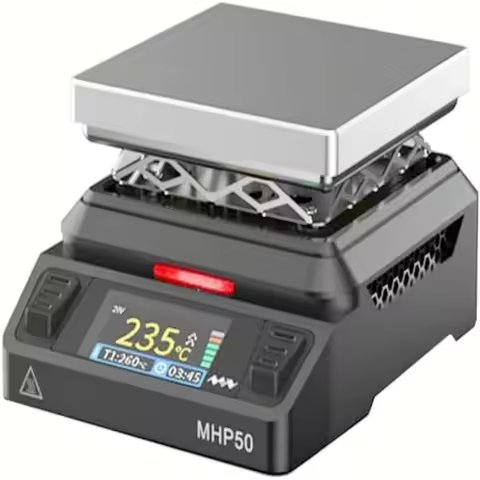 MINIWARE MHP50 Mini DIY Hot Plate Preheater 50*50mm Heating Constant Temperature Heating Table 350℃ 