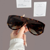 Women's One-Piece Aviator Sunglasses Large Frame Fashionable Glasses