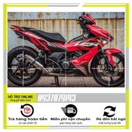 WINNER X WCW RED BLACK REMOVABLE STICKER