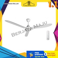 Khind 60" DC Motor 3 Blade Remote Ceiling Fan CF683DC (Matte White)