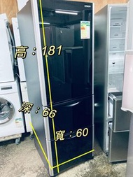 左門鉸 雪櫃 HITACHI 日立 R-SG38FPH  (黑影玻璃面) 375公升 可自動制冰 多門雪櫃 二手電器 清倉大減價 最新款 貨到付款 精選貨品 香港二手 洗衣機 二手雪櫃 搬屋 傢俬 家
