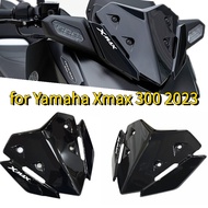for Yamaha Xmax 300 2023 Motorcycle ABS Front Sports Windshield Wind Screen Windscreen Black Accessories