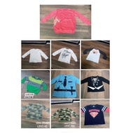 T-SHIRT.12 KIDS LONG T-SHIRT POLICE SWEATER ARMY POLICE CHRISTMAS RAINDEER DEER 2Y-6Y