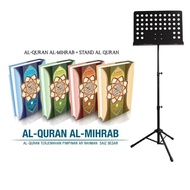 [SAIZ JUMBO] AL QURAN BESAR TERJEMAHAN AL-MIHRAB / AL IMAM + STAND