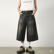 Women's Loose Long Baggy Jeans - Women's Jeans 7/8