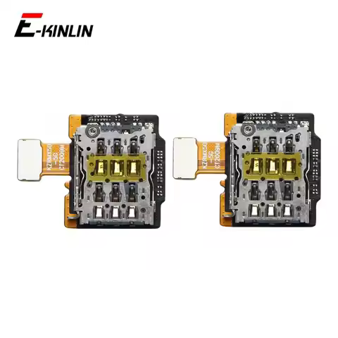 SIM Card Holder Tray Slot Reader Socket Flex Cable For OPPO Realme X3 Super Zoom X50 X50m 5G Replace