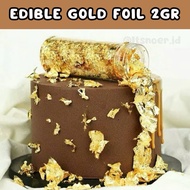 Edible Gold Leaf Sheet Edible/ EDIBLE GOLD FOOD GRADE