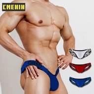 [CMENIN Official Store] BS 1Pcs Fashion Cotton Men's Thong Men's Panties Low Waist Stringi Sexy Underwear Man Jockstrap Underpants Slip BS3202