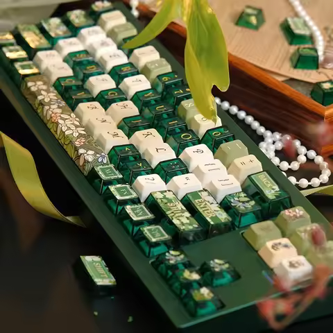 Spring Day Theme Keycaps Set Customized PC/PBT Sublimation FC Profile Keyboard Cap for Mechanical Ke