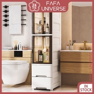 JINQUANJIA 20/25cm slit plastic storage cabinet Bathroom Kitchen narrow seam storage cabinet snack b