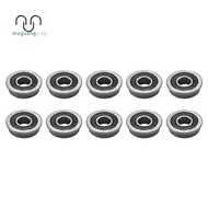 .10Pcs F695- Bearing 5X13X4mm Flanged Miniature Deep Groove Ball Bearings F695RS for   2/3 3D Printe