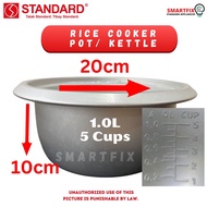 HHS STANDARD Rice Cooker POT KETTLE (POT/ KETTLE ONLY NOT WHOLE RICE COOKER)
