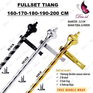 Custom Fullset Soka Curtain Pole 160–200 cm | Crystal Thread Curtain Rod