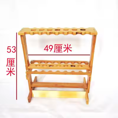Bamboo pole frame fishing rod display rack display rack fishing supplies