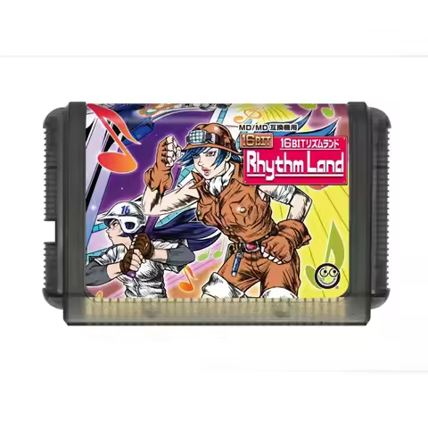 16Bit Rhythm Land Compatible with Mega Drive Game Card