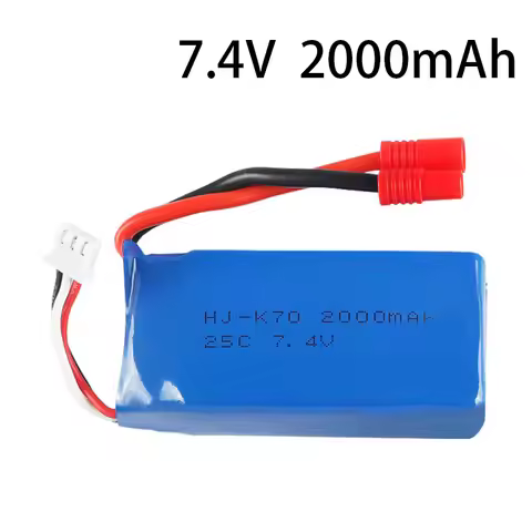7.4V 2000mAh Rechargeable Li-ion Lithium Battery for KaiDeng K70C K70 RC Drone Quadcopter Battery