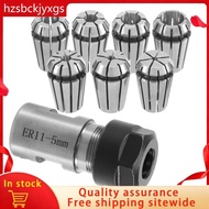 【hzsbckjyxgs】7Pcs ER11 1-7mm Spring Collets with ER11A 5mm Motor Shaft Holder Extension Rod