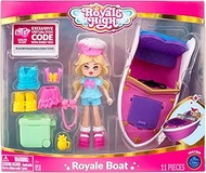 Royale High Royale Boat - (1) Doll with 9 Mix & Match Fashions - Official Digital Roblox Item Includ