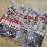 SPOKES RIM LIDI CHROME PLATED SPOKE Y125ZR RXZ EX5 Y110 LC135 RG YB100 Y125Z LAGENDA KRISS 153 157 1