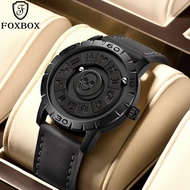 LIGE Original FOXBOX Quartz Watch Men Women Creative Scrolling Beads Waterproof jam tangan lelaki + 