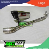 Knlpot racing ahm pro racing supra x 125 supra jupiter z shogun somas titan Vega revo blade