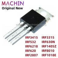 5Pcs IRF3415 IRF532 IRF6218 IRF620 IRF2807 IRF3315 IRF630N IRF1405Z IRF8010 IRF1018E TO220 Field Eff