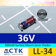 ZMM36V 36 Zener 500mW 0.5W LL-34 SOD80C CTK Electronics