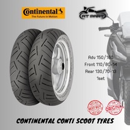 TAYAR CONTINENTAL SCOOTER TAYAR CONTI SCOOT HONDA ADV150 ADV160 SCOOTER TIRE 13 14 15 INCH PIRELLI M