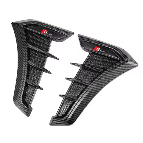 For Audi Sline S3 A7 A1 A5 A4 A3 B7 Q7 TTA6 Q5 B8 Q3 80 R8 A8 C7 B5 Q2 Car Styling Carbon Black Body