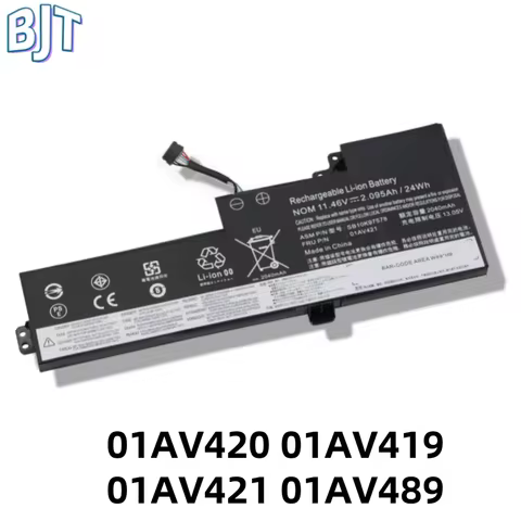 3Cell New 01AV420 01AV419 01AV421 01AV489 Laptop Battery For Lenovo ThinkPad T470 T480 Series SB10K9