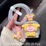Cartoon Purin Charger Protector/Cord Protector/Charging Cable Protector Cute Cartoon Compatible for 