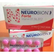MERAH Neurobion Forte neurobion red 1 box contains 3 strips (30 tablets)