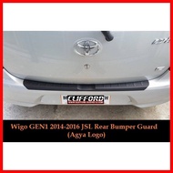 ◩ ❁ ﹊ Toyota Wigo GEN1 2014 to 2016 JSL Rear Bumper Guard Agya Logo