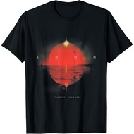 Mens Fashion Cotton Printed Imagine Dragons Loom Album T-Shirt