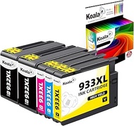 Koala 4 Printer Cartridges Compatible with HP 932XL 933XL 932 XL 933 XL for HP OfficeJet 6100 6600 6