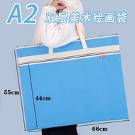 A2 Portable File Bag Student Drawing Bag Large Capacity 4K File Bag Drawing Bag Art Work Storage Pic