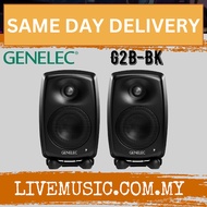 Genelec G Two 2-Way Powered Bookshelf Speaker, Black/White/Raw - Each/Pair (G2B G 2B)