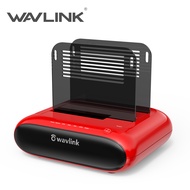 Wavlink Dual Bay สถานีเชื่อมต่อฮาร์ดไดรฟ์ภายนอกUSB 3.0ถึง SATA I/ii/iii สำหรับ2.5หรือ3.5in HDD SSD พ
