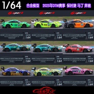 [Ready Stock Hot Sale] Spark 1: 64 2025 Porsche 911 GT3R Benz AMG GT3 Martin Vantage DTM Racing Car