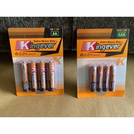 Kingever Battery Extra Heavy Duty 2A / 3A 4pcs/pack
