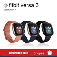 【READY STOCK】Fitbit Versa 3 Watch Built In GPS  Motivational Health &amp; Fitness Sport Smartwatch