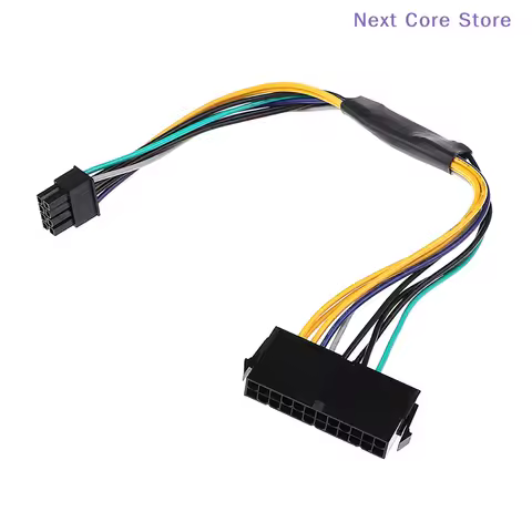 [NC]24Pin To 8p Power ATX Cable For Optiplex 3020 7020 9020 T1700 Q75 65[NC]
