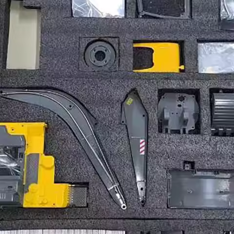 1/14 EC160E Double E KIT Alloy RC Hydraulic Excavator Wireless Control Diggers Brushless Motor Unass