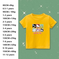 (Video call) COD children's T-shirt suitable for ages 1-12 (2 pieces 40% off, 4 pieces 60% off)
