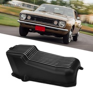 1qiwan-my Luocute Aluminum Oil Pan Cast  4 Quarts Finned Black Powder Coated for 2 Piece Rear Main 2